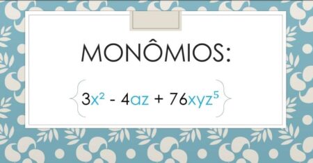 Monômios: A Base da Álgebra