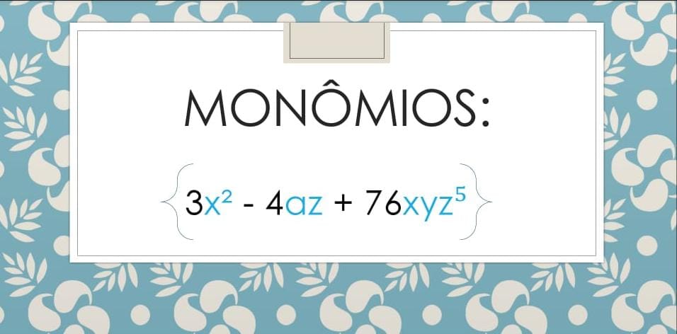 Monômios: A Base da Álgebra