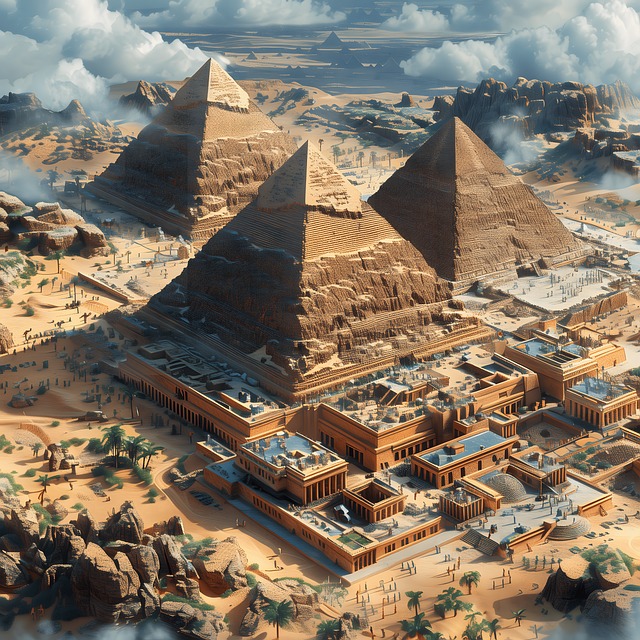 Ai Gerado, Egito, Natureza, Pirâmides